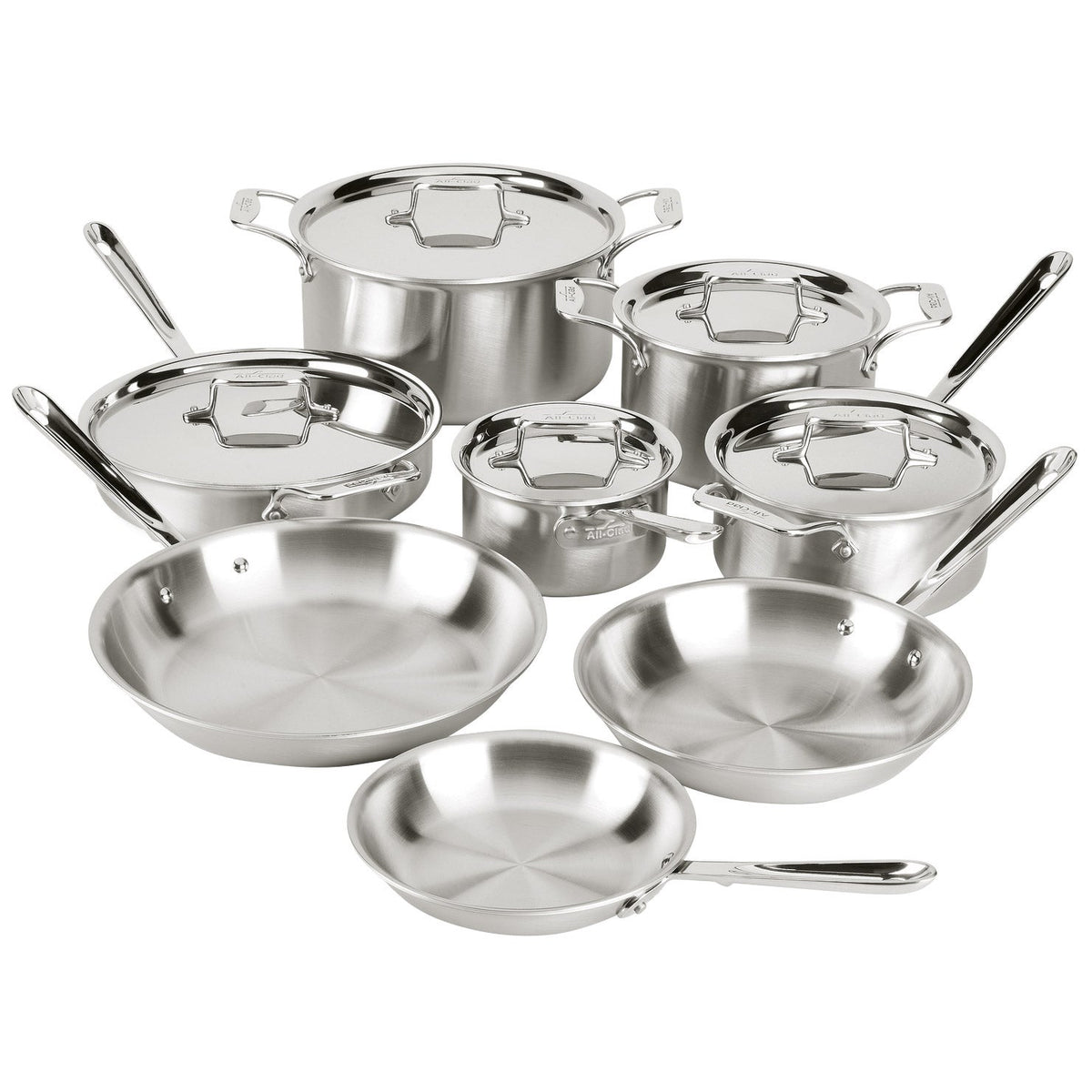 All-Clad D5 Stainless Steel Cookware Set 13-Piece BD50013 1698272