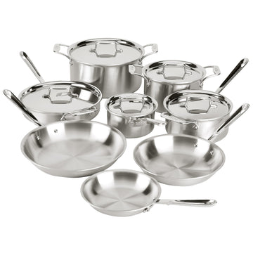 All-Clad D5 Stainless Steel Cookware Set 13-Piece BD50013 1698272