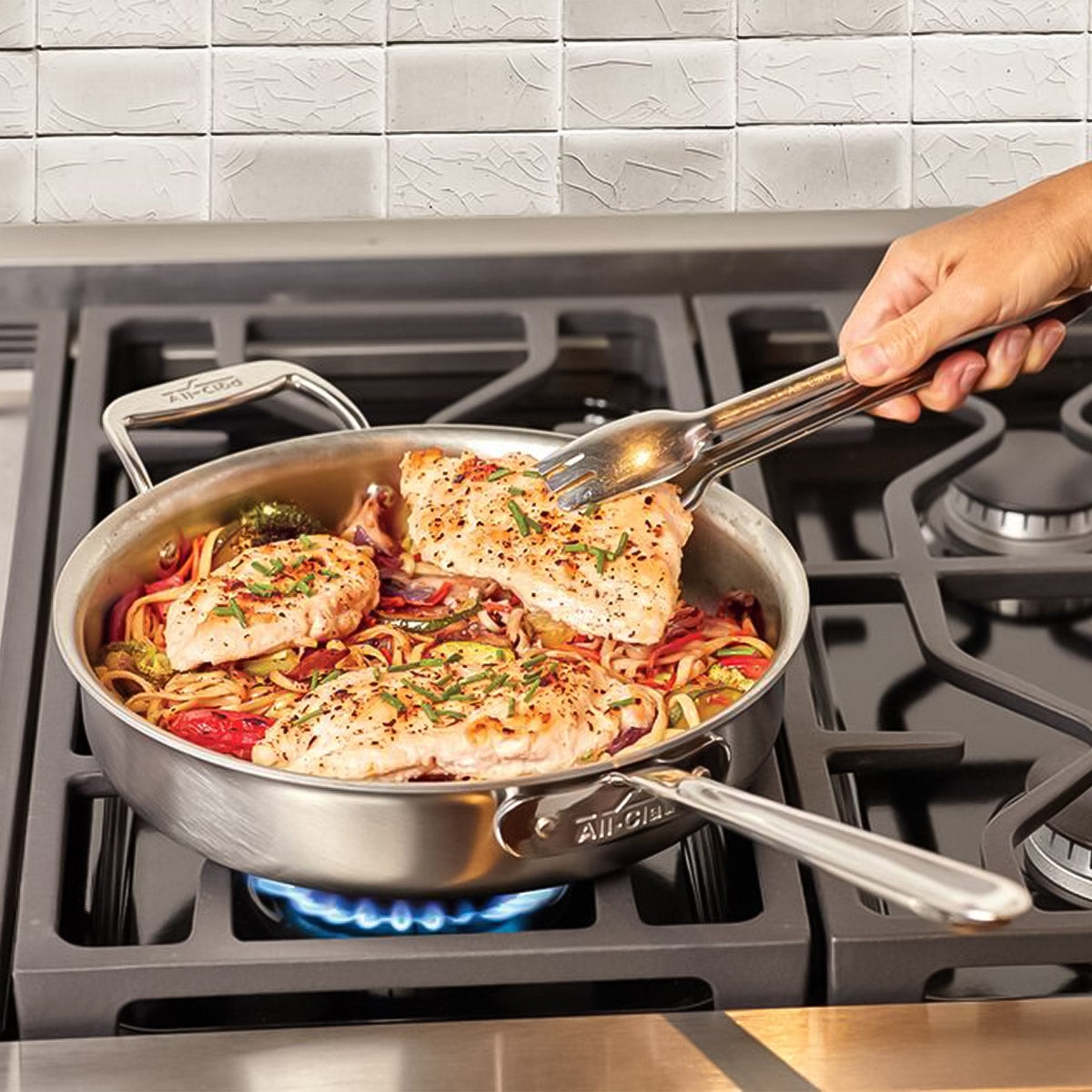 All-Clad D5 Stainless Steel Cookware Set 13-Piece BD50013 1698272