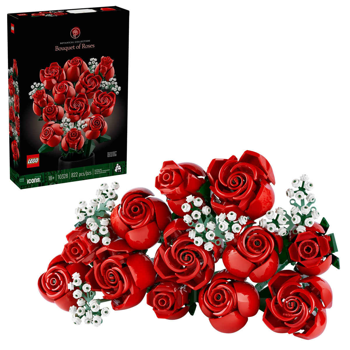 LEGO Icons Bouquet of Roses 10328 Building Set