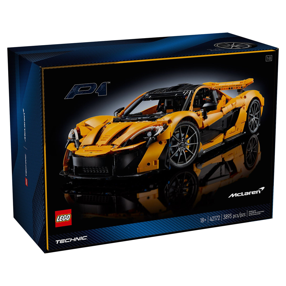 LEGO Technic McLaren P1 Hypercar 42172 3893-Piece Set