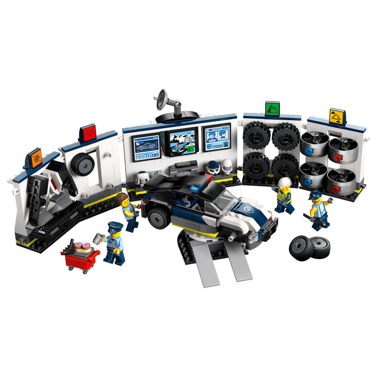 LEGO City Custom Police Car Garage 60457