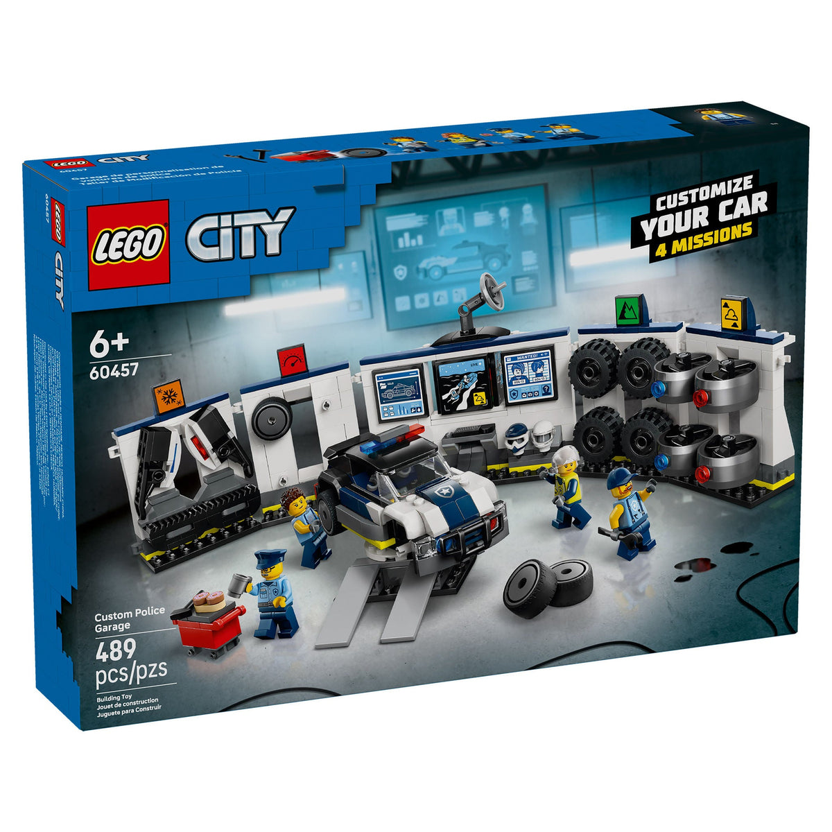 LEGO City Custom Police Car Garage 60457
