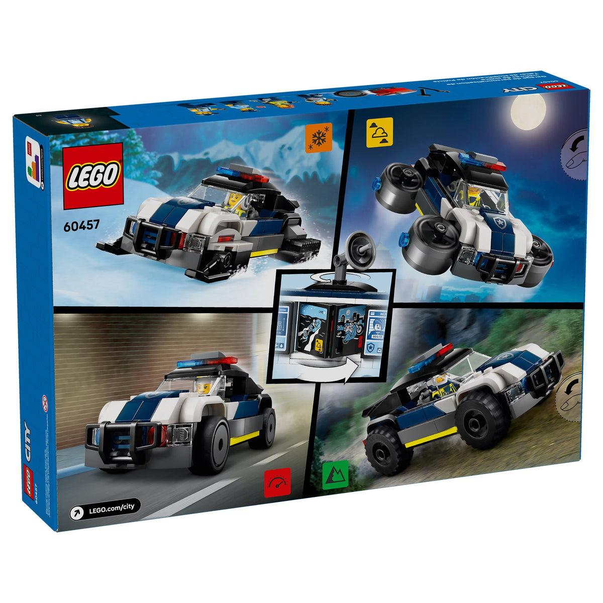 LEGO City Custom Police Car Garage 60457