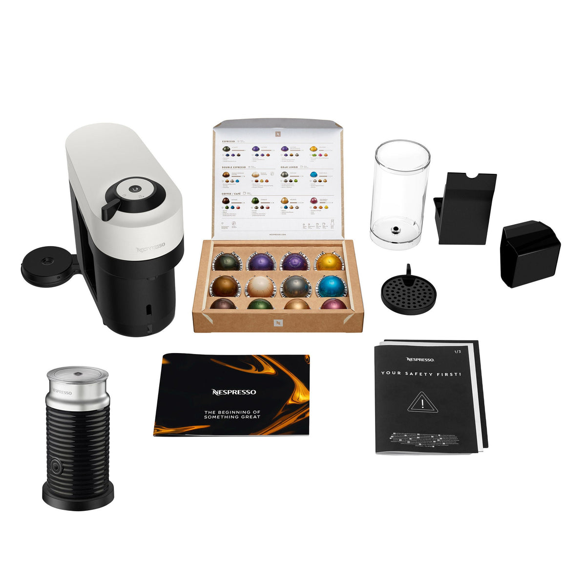 Nespresso Vertuo Pop+ Coffee Machine with Aeroccino