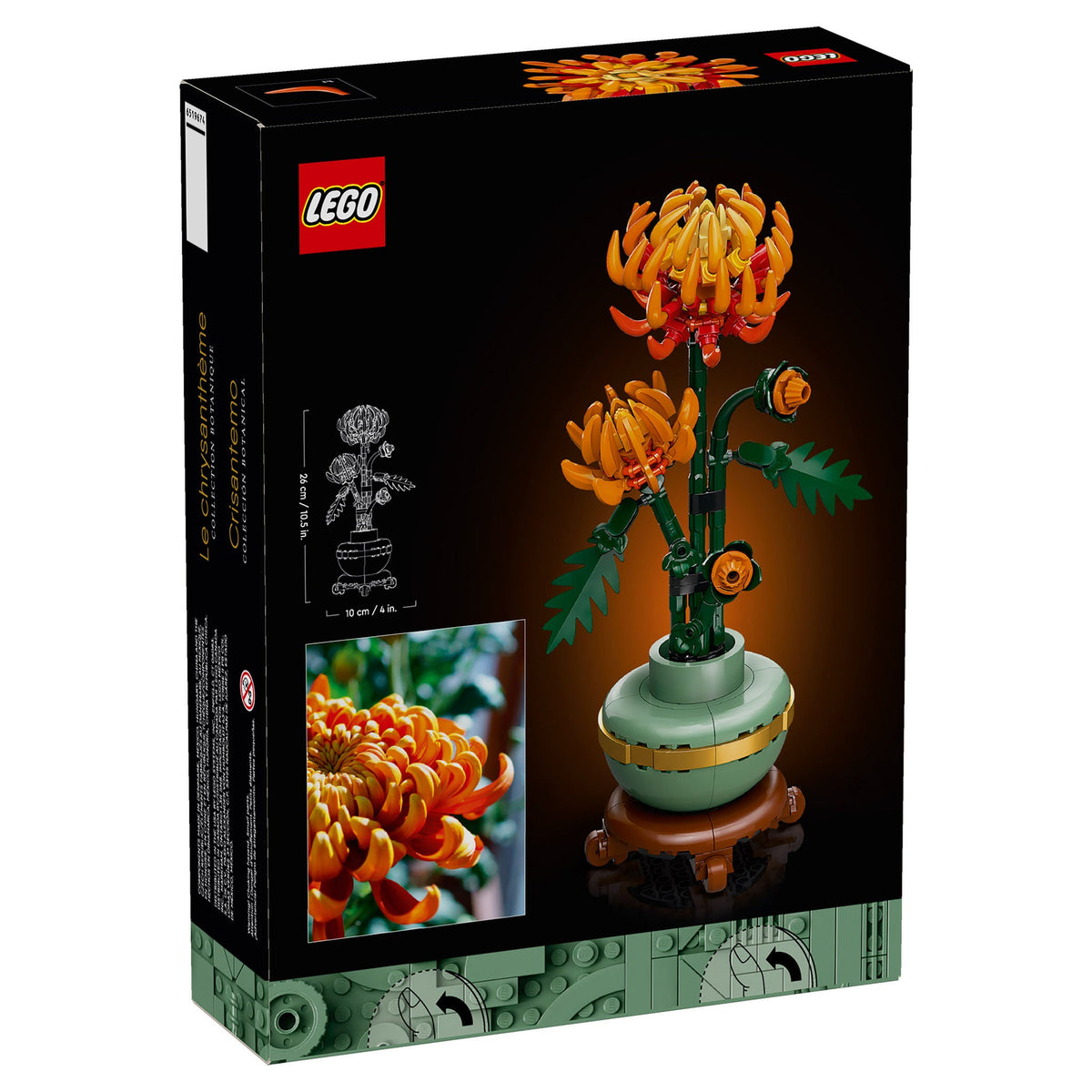 LEGO Icons Chrysanthemum Flower Décor Building Set 10368