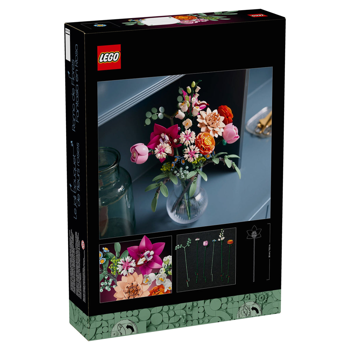 LEGO Botanicals Pretty Pink Flower Bouquet 10342