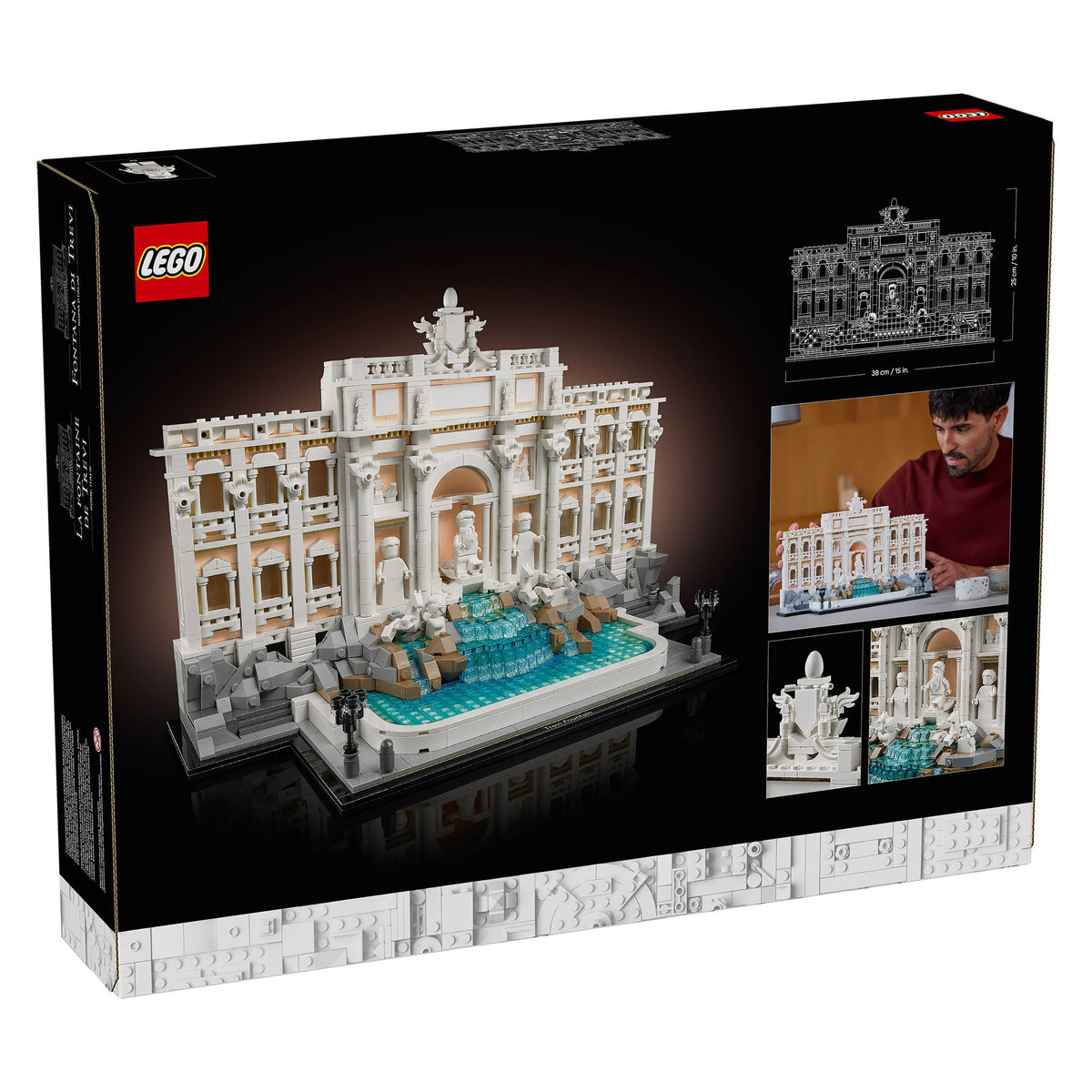 LEGO Architecture Trevi Fountain 21062 1880-Piece Set