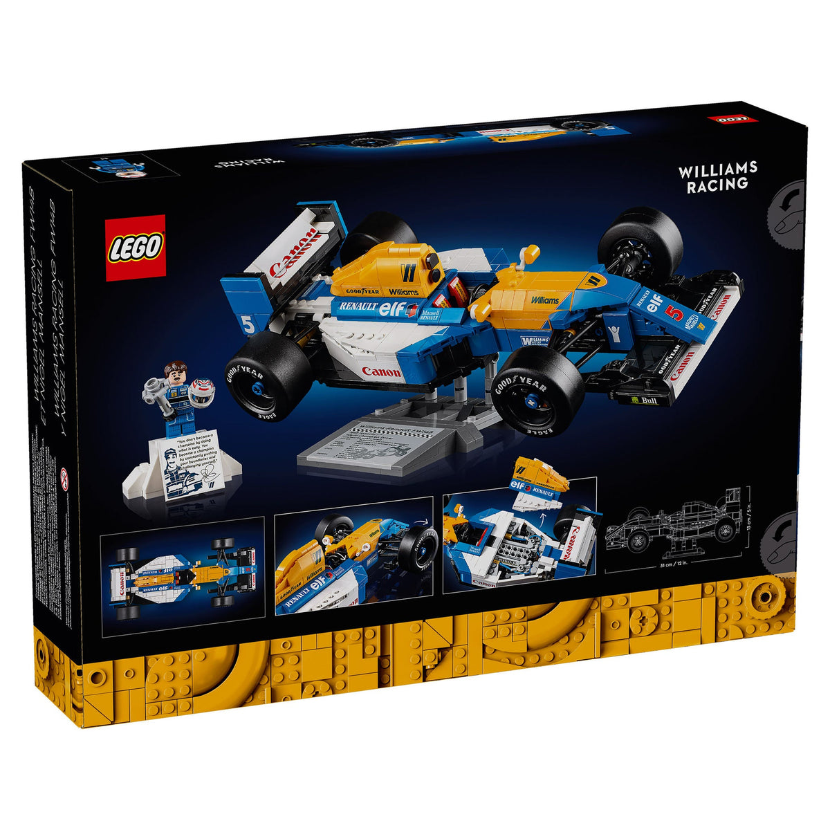 LEGO Icons Williams Racing FW14B & Nigel Mansell 10353