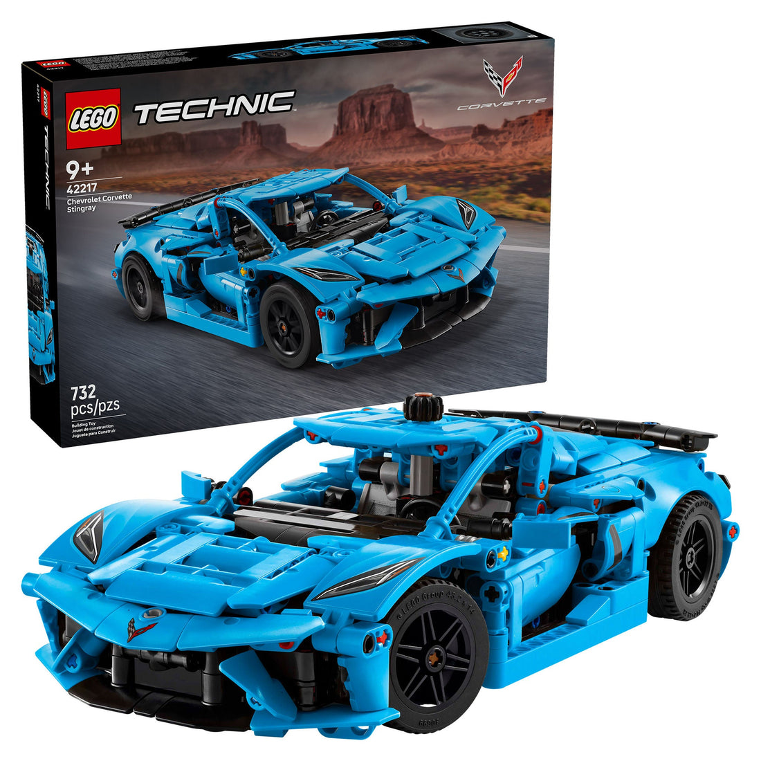 LEGO Technic Chevrolet Corvette Stingray Blue 42217