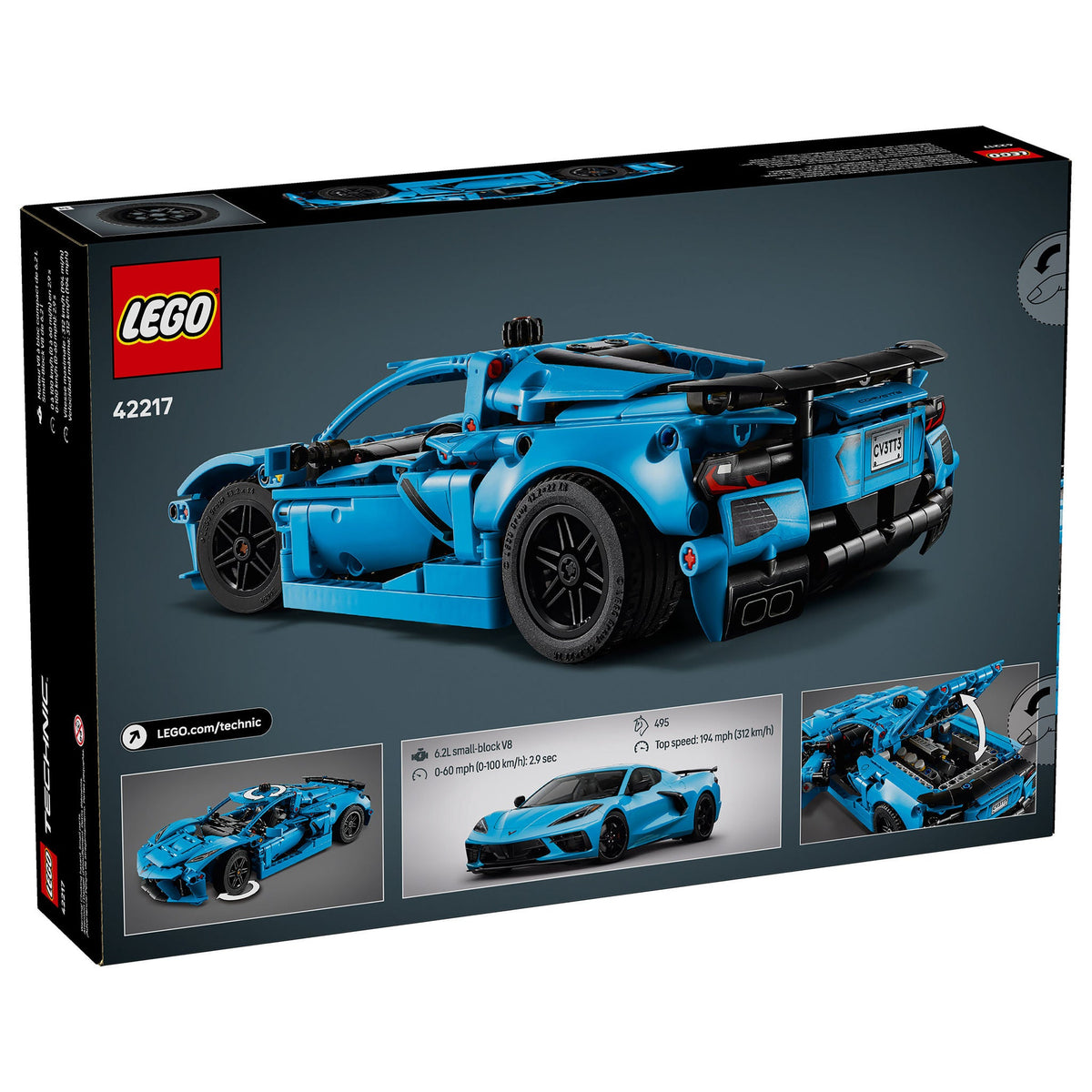 LEGO Technic Chevrolet Corvette Stingray Blue 42217