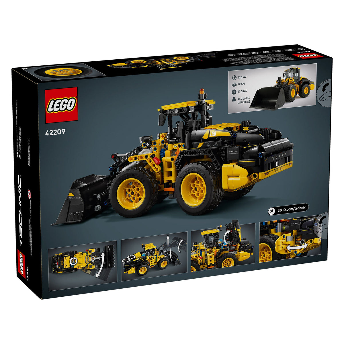 LEGO Technic Volvo L120 Electric Wheel Loader 42209