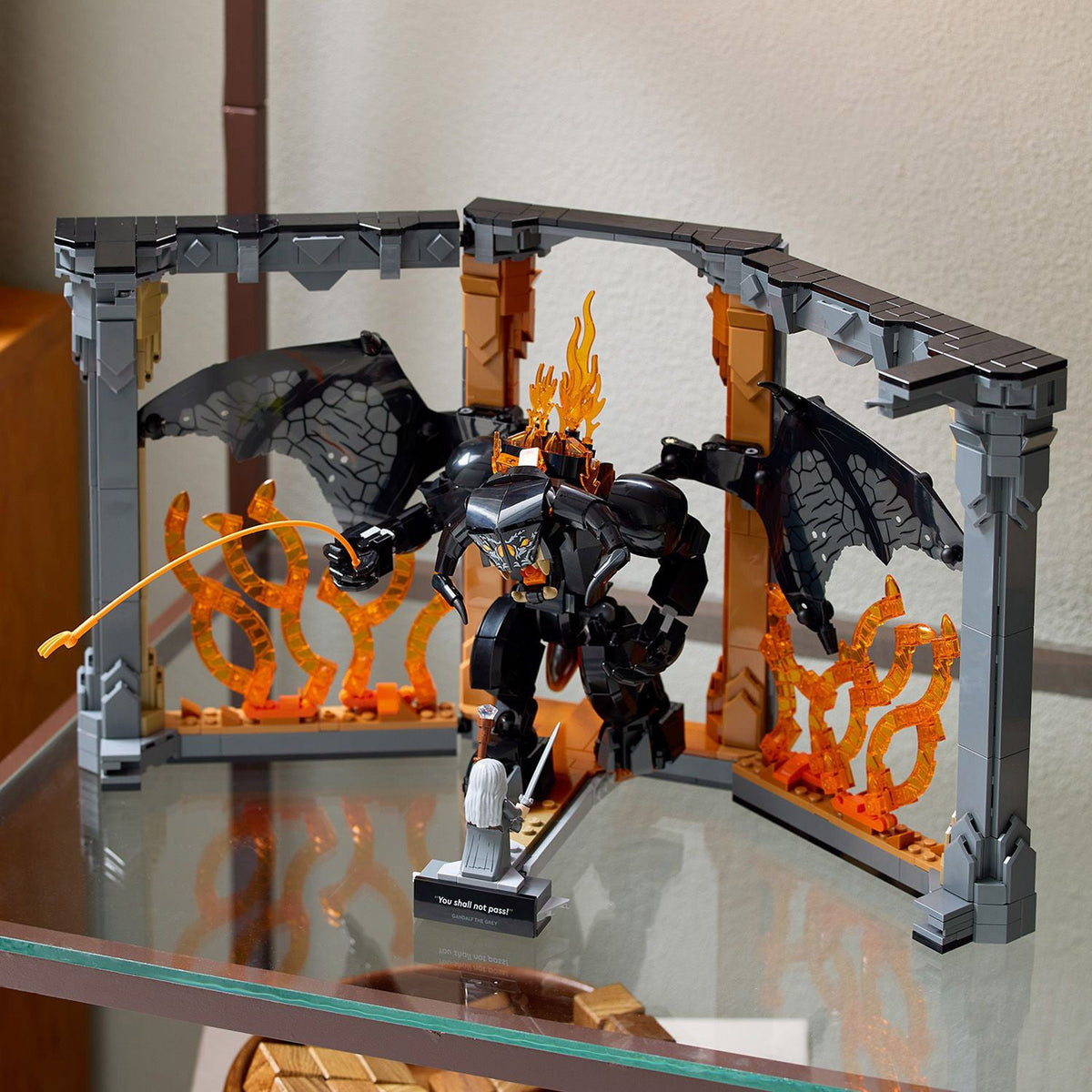 LEGO Icons Lord of the Rings Balrog Book Nook 10367