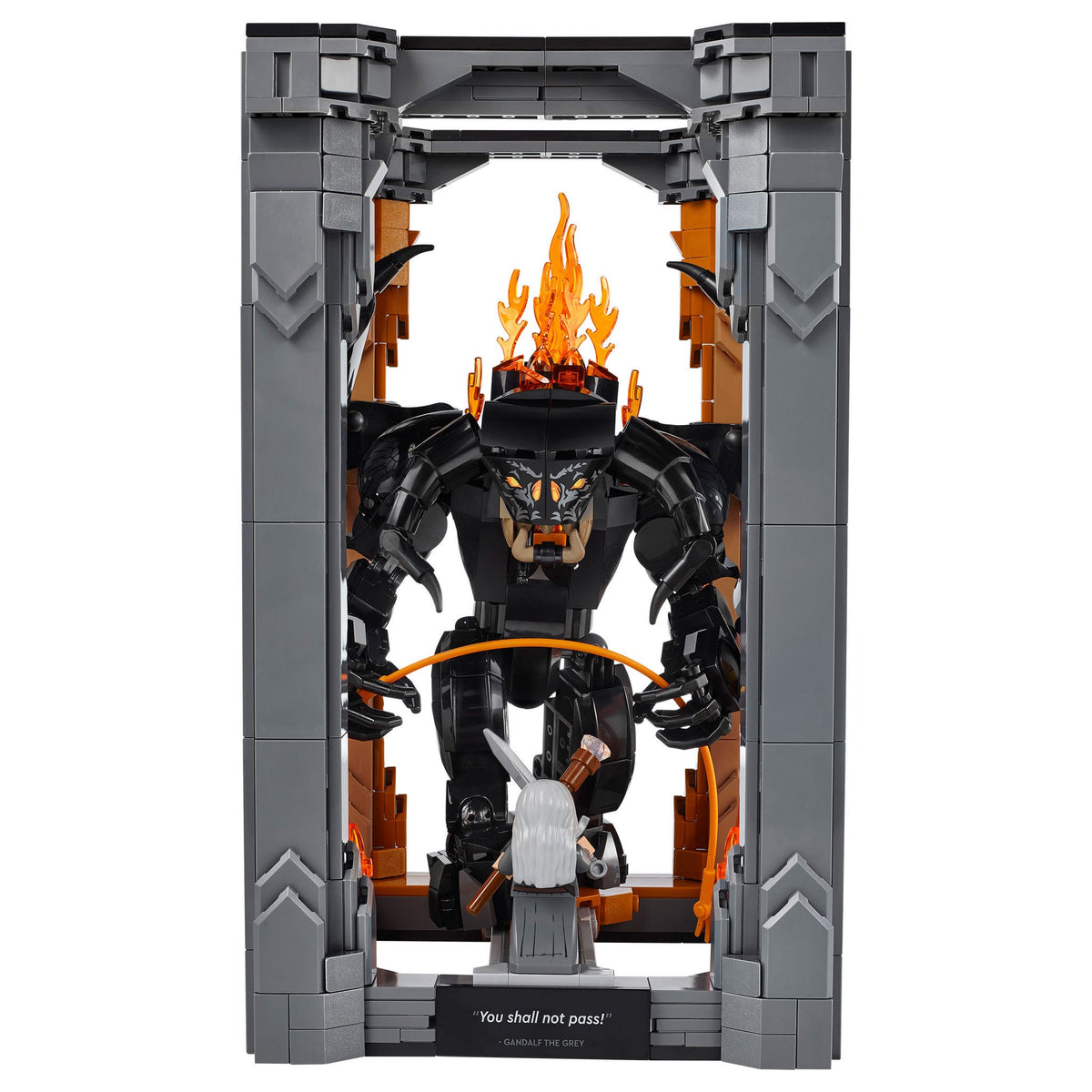 LEGO Icons Lord of the Rings Balrog Book Nook 10367
