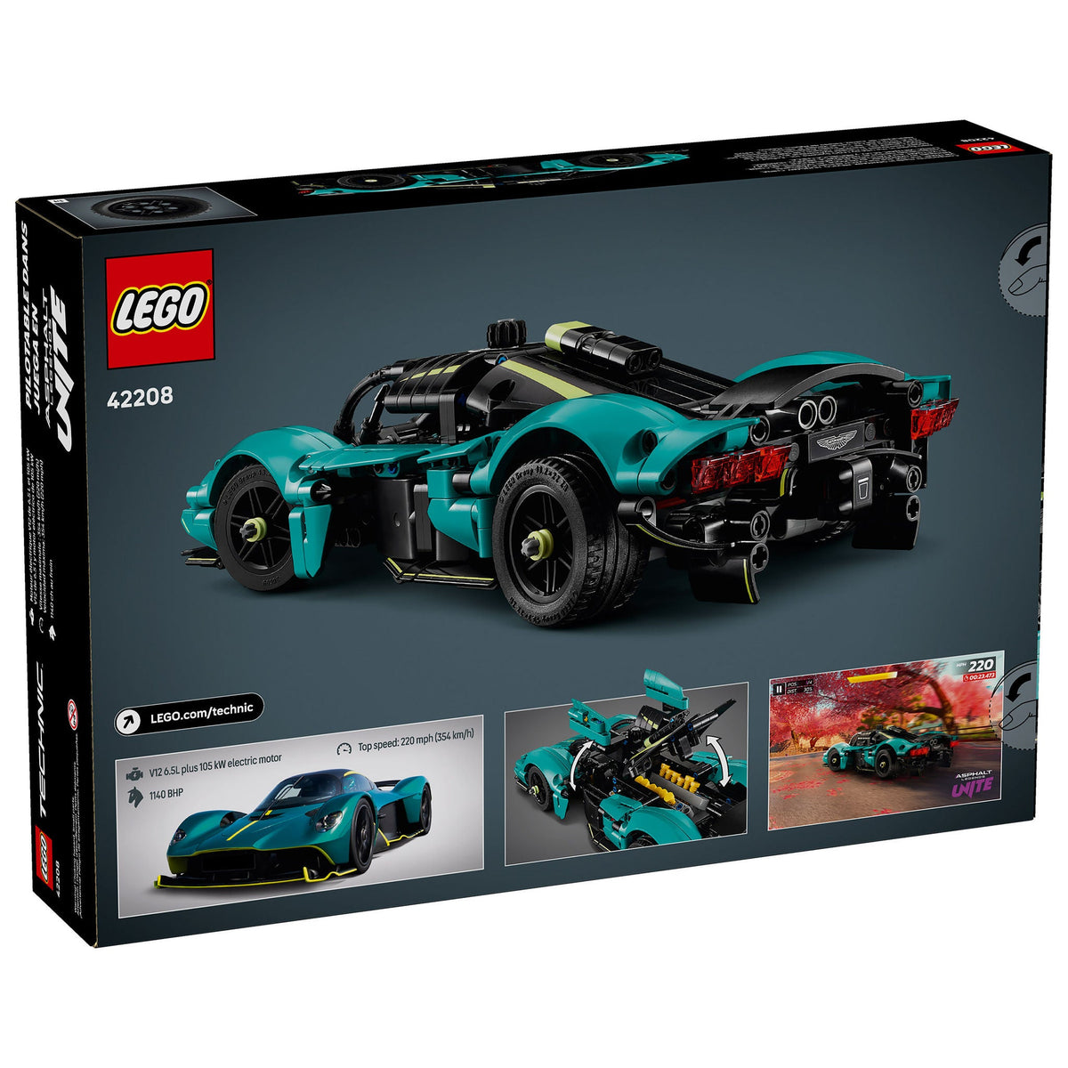 LEGO Technic Aston Martin Valkyrie Toy Car 42208