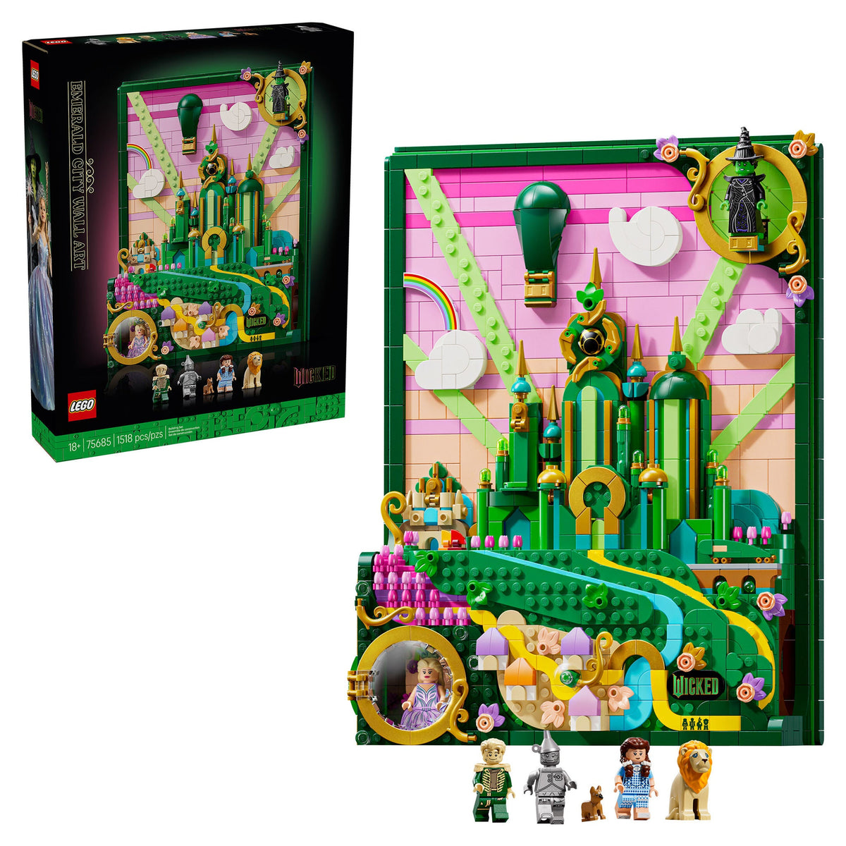 LEGO Wicked Emerald City Wall Art 75685