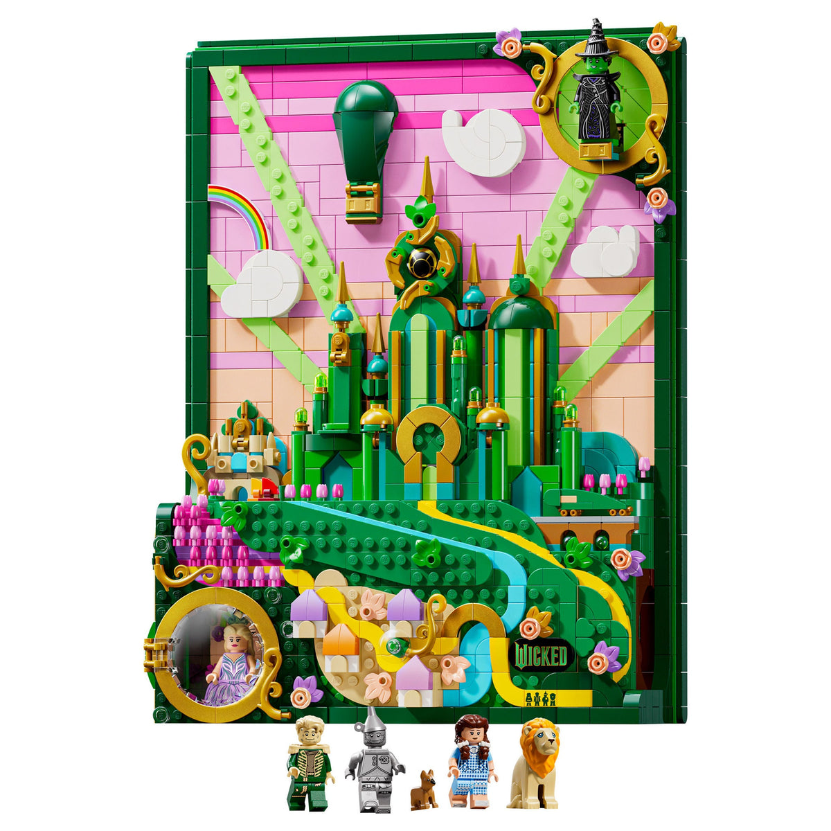 LEGO Wicked Emerald City Wall Art 75685