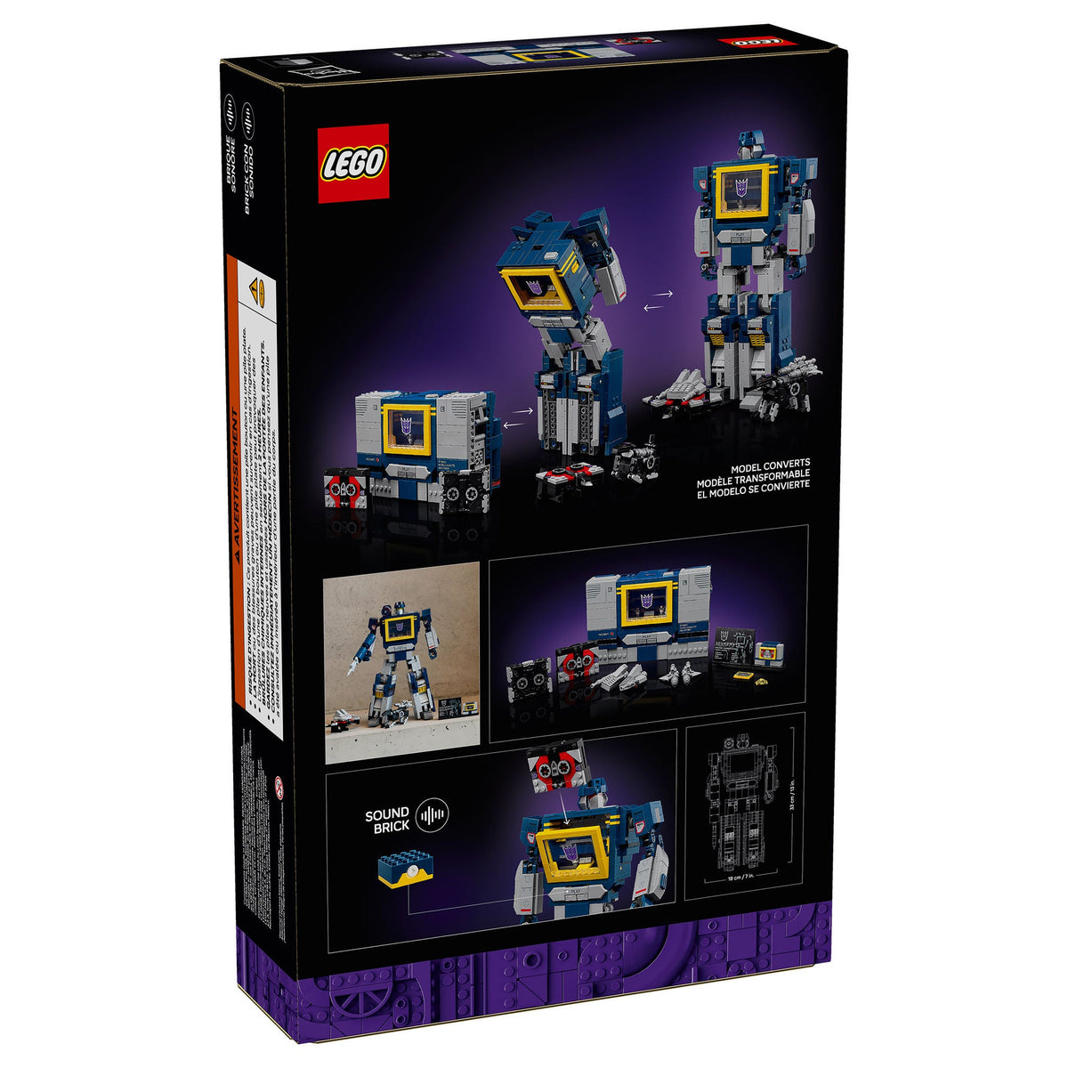 LEGO Icons Transformers Soundwave 10358