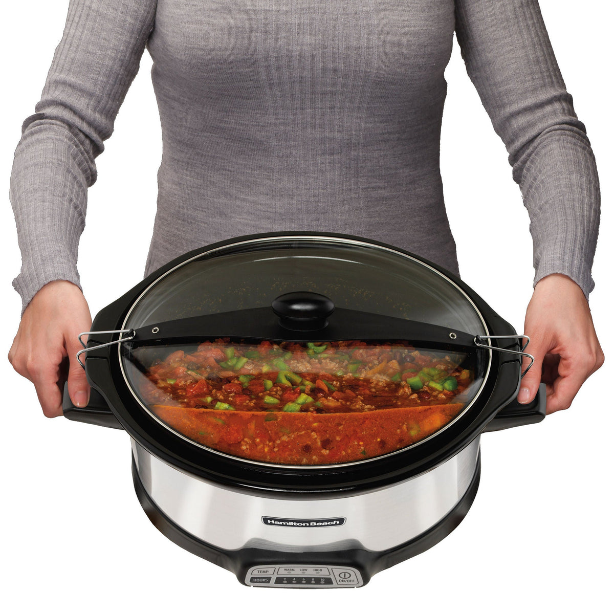 Hamilton Beach Stay or Go Programmable Slow Cooker 6.62 L