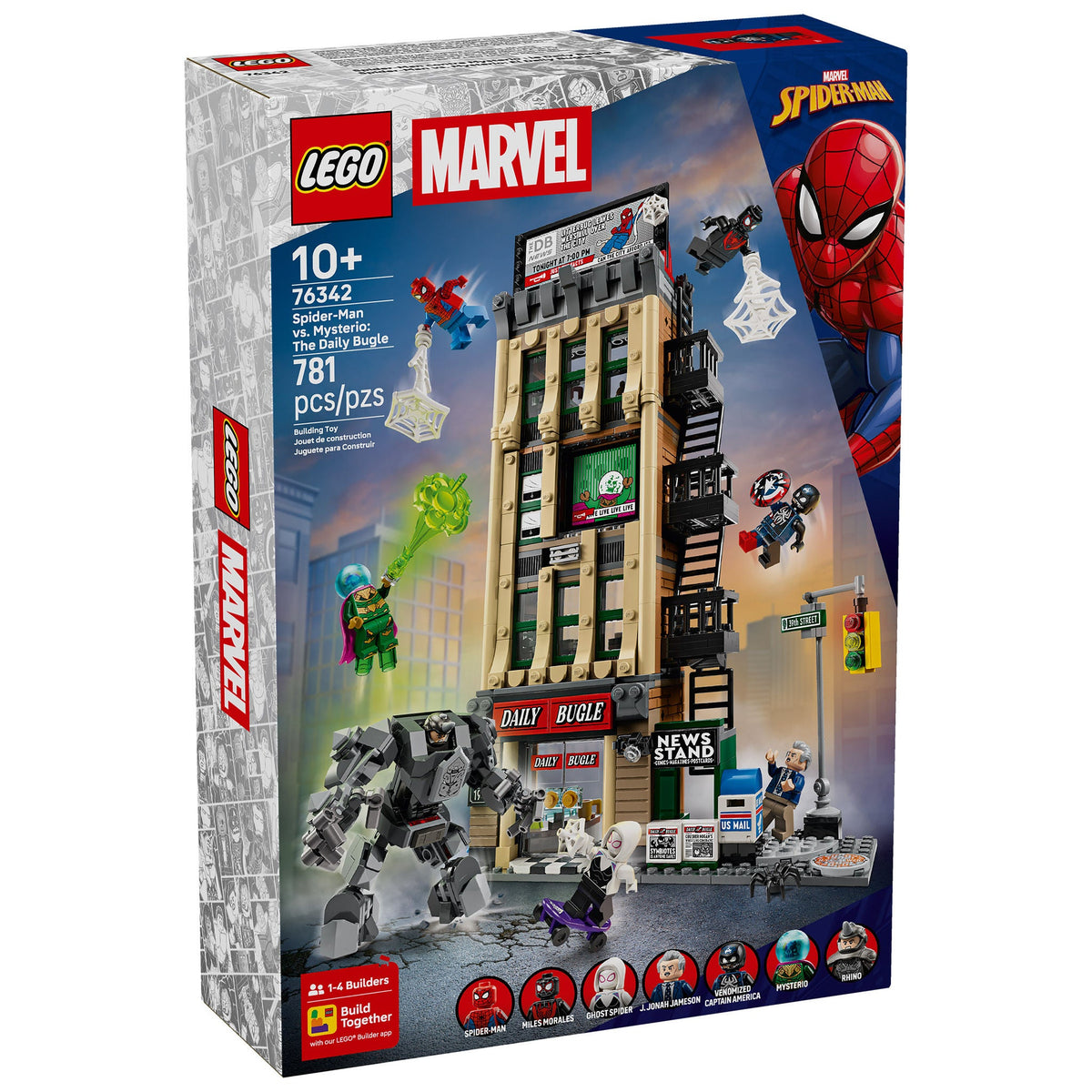 LEGO Marvel Spider-Man vs. Mysterio The Daily Bugle 76342