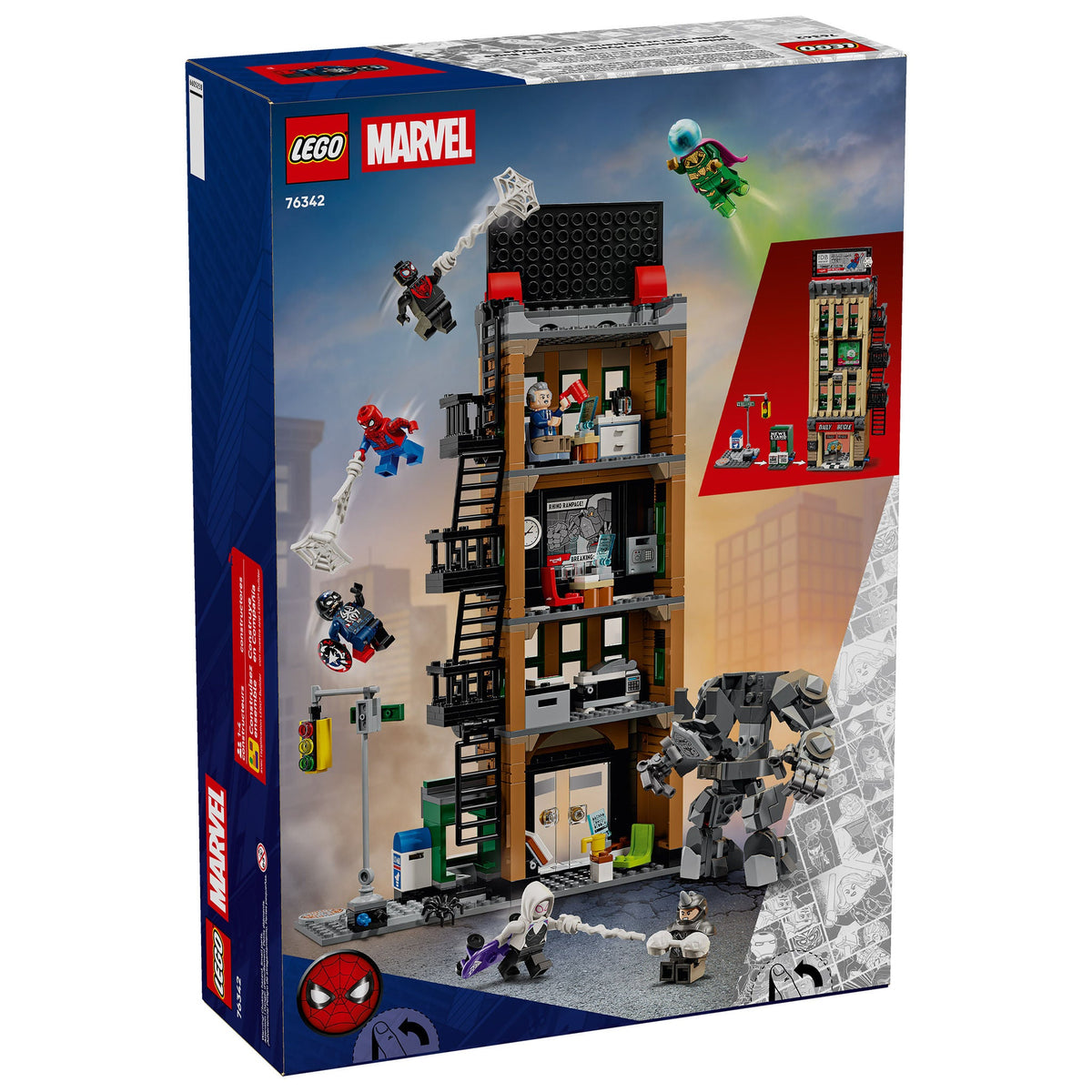 LEGO Marvel Spider-Man vs. Mysterio The Daily Bugle 76342