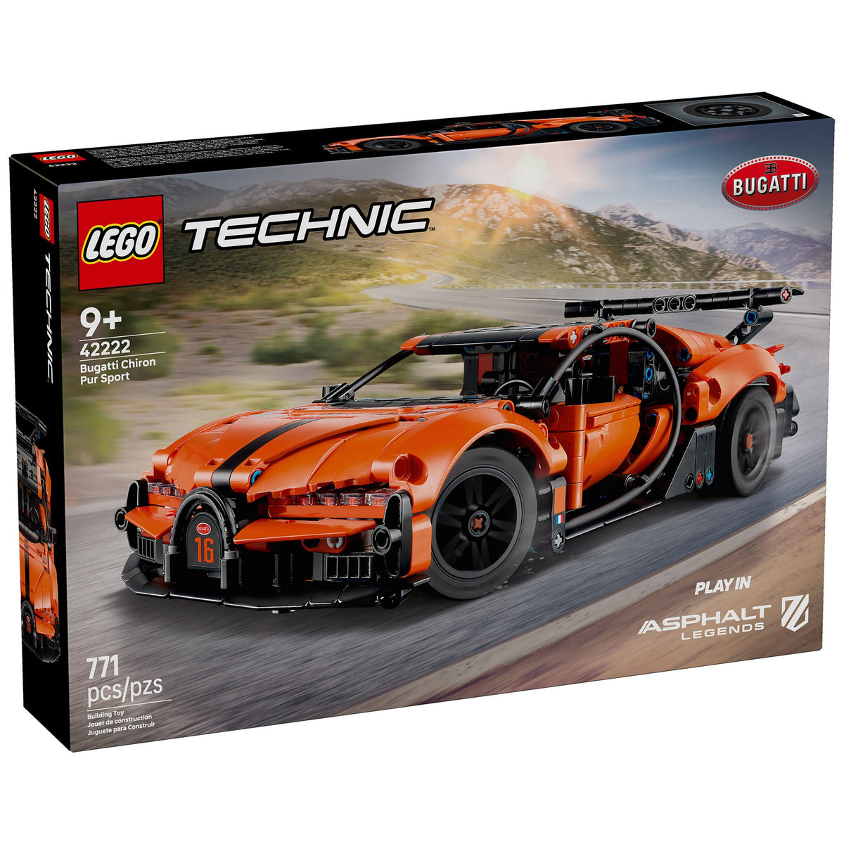 LEGO Technic Bugatti Chiron Pur Sport Hypercar 42222