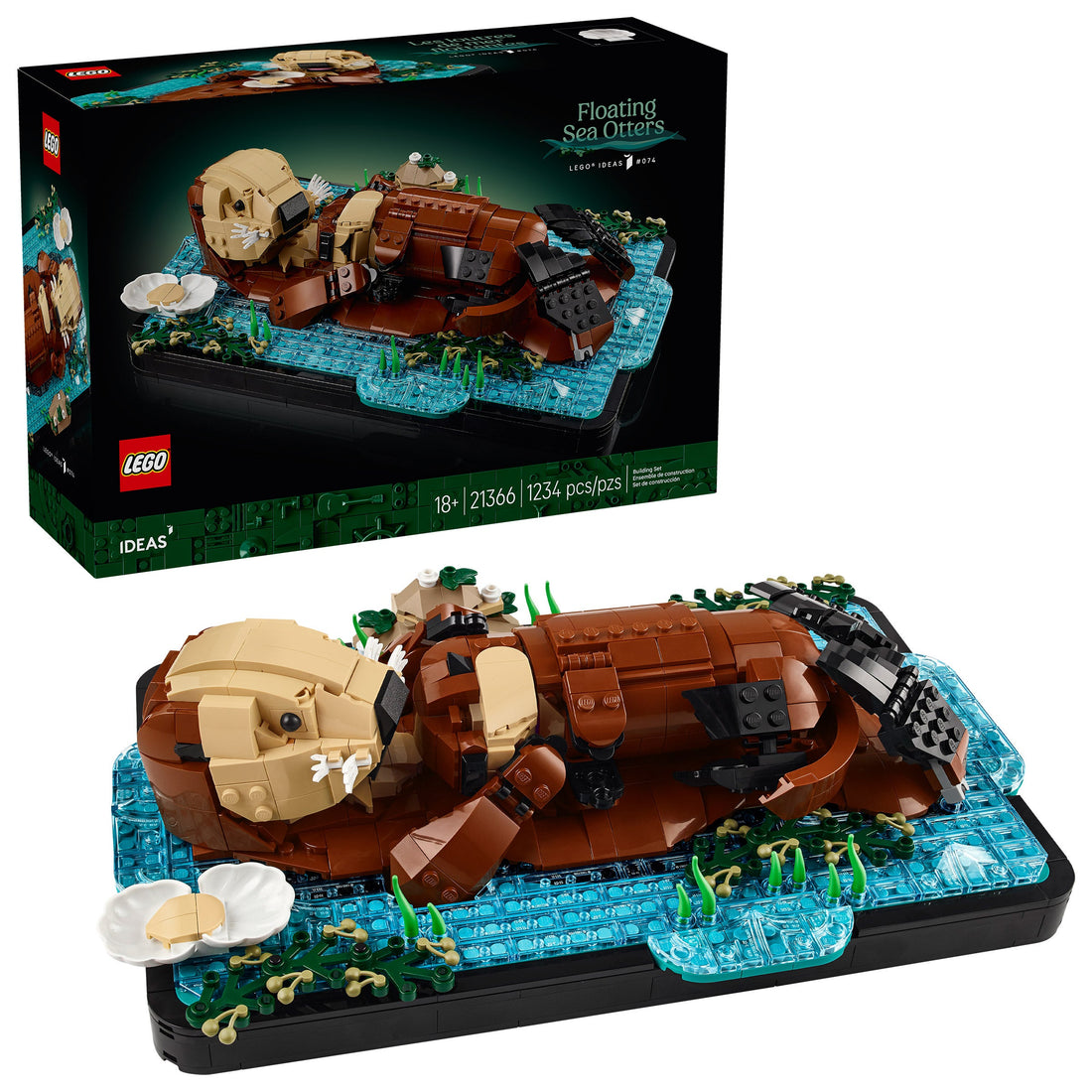 LEGO Ideas Floating Sea Otters 21366