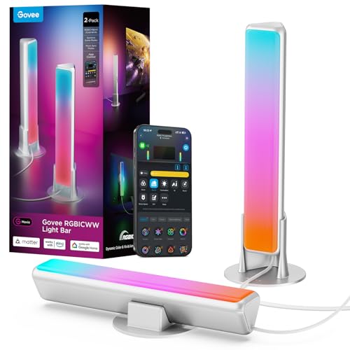 Govee Smart Light Bar RGBICWW TV Lights H6056