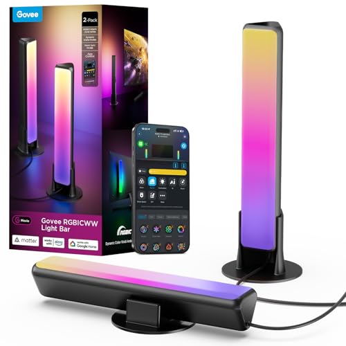 Govee Smart Light Bar RGBICWW TV Lights H6056