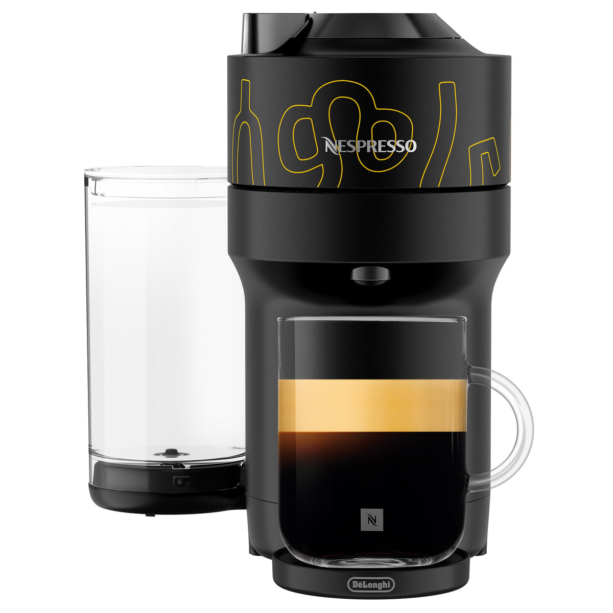 Nespresso Vertuo Pop+ Coffee and Espresso Machine by De'Longhi Buna Yellow