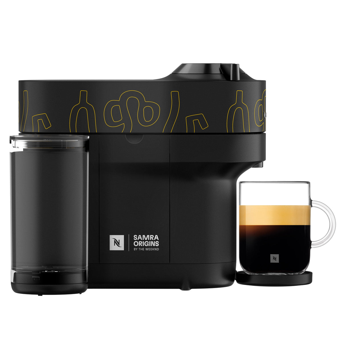 Nespresso Vertuo Pop+ Coffee and Espresso Machine by De'Longhi Buna Yellow