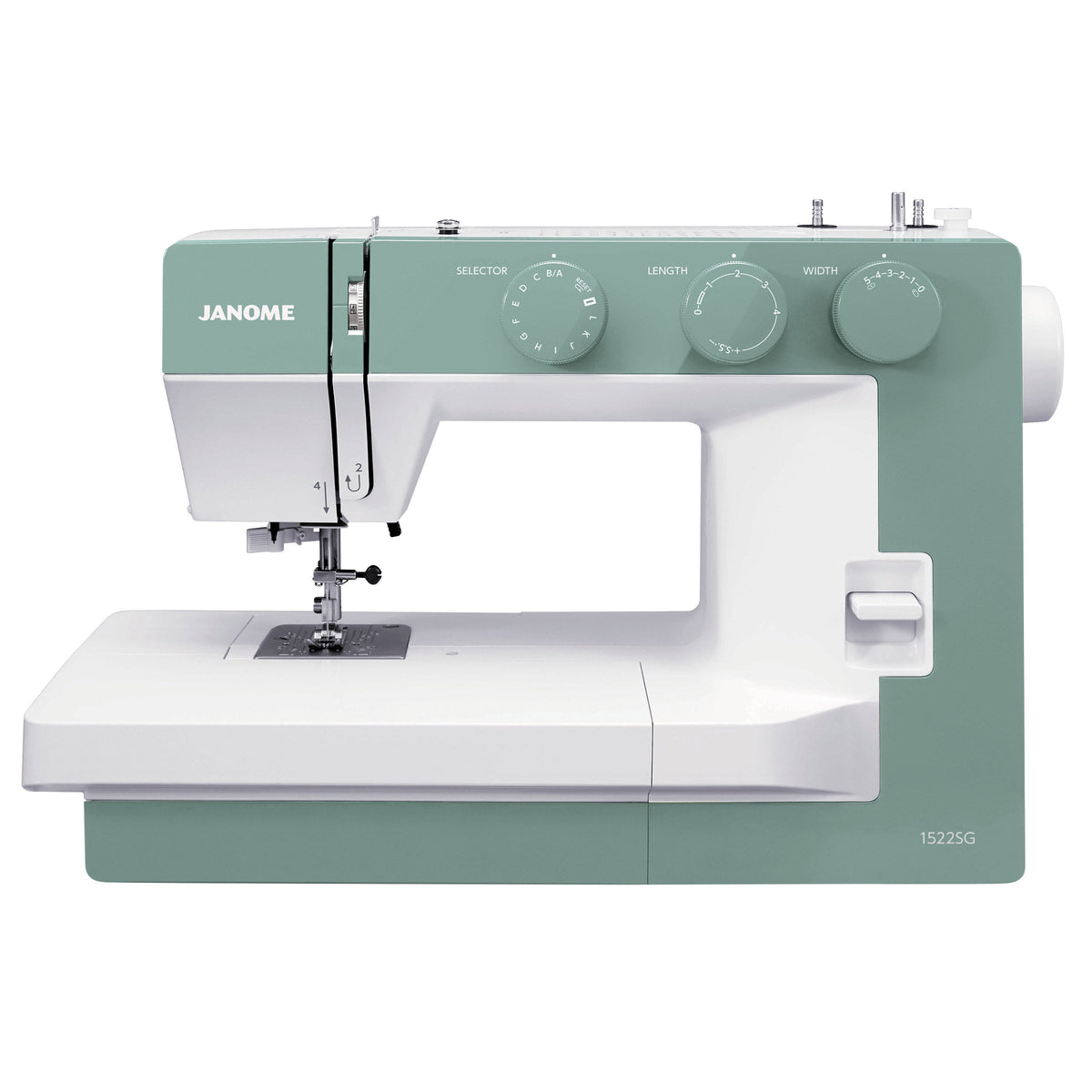 Janome 1522 Machine à coudre vert fumé 1522SG 2059945