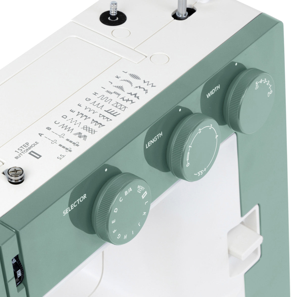 Janome 1522 Machine à coudre vert fumé 1522SG 2059945