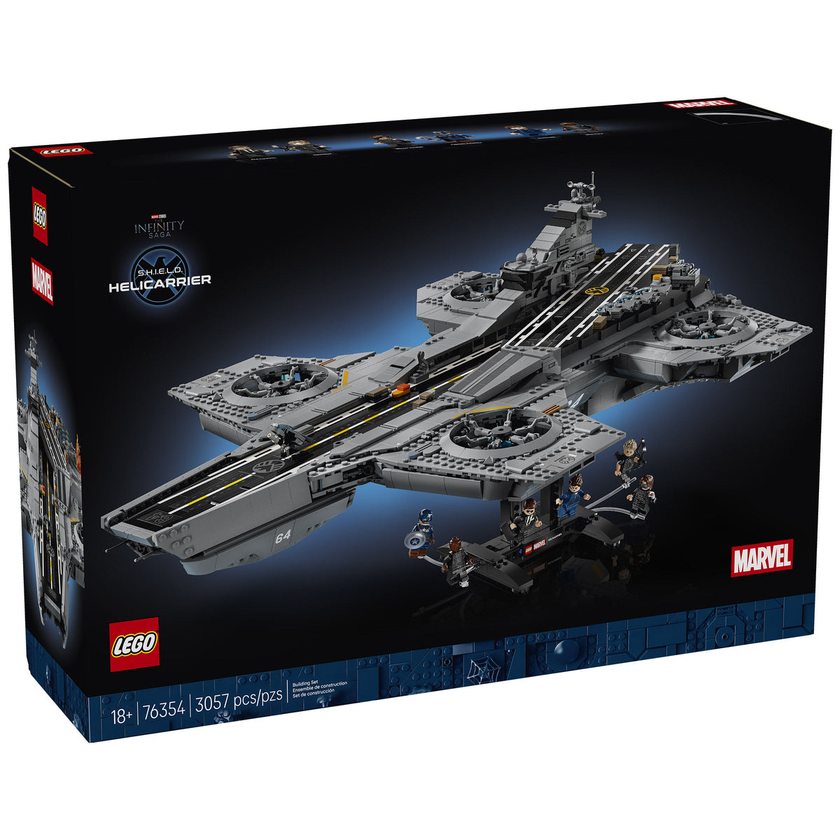 LEGO Marvel S.H.I.E.L.D. Helicarrier 76354 3057-Piece Set