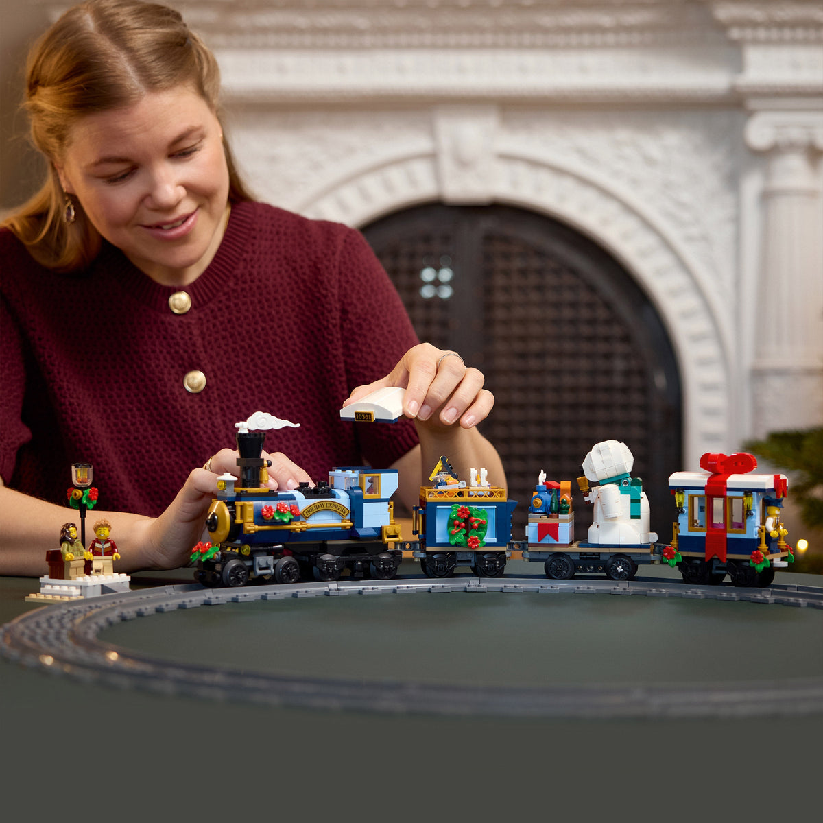 LEGO Icons Holiday Express Train Building Set 10361