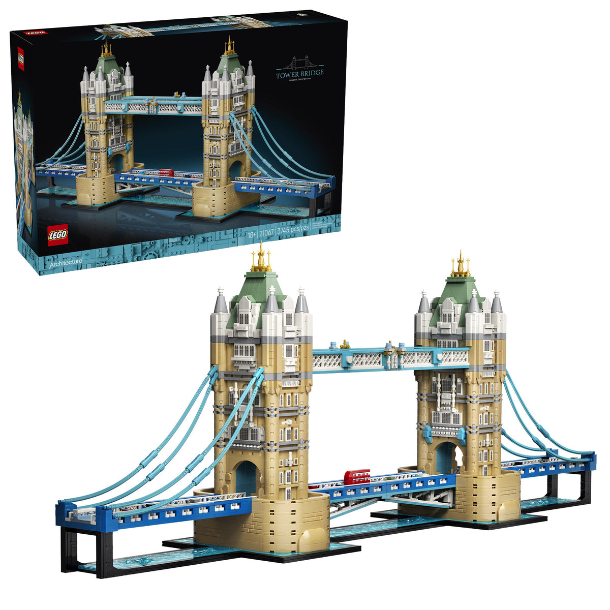 LEGO Architecture Tower Bridge 21067 3745-Piece Set