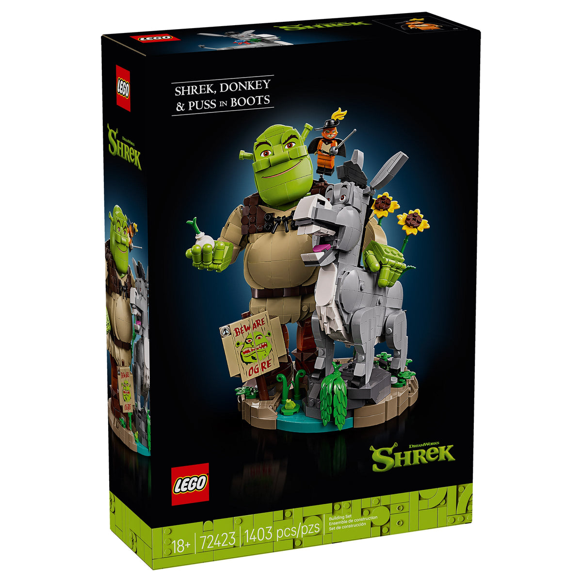 LEGO Shrek Shrek Donkey & Puss in Boots 72423