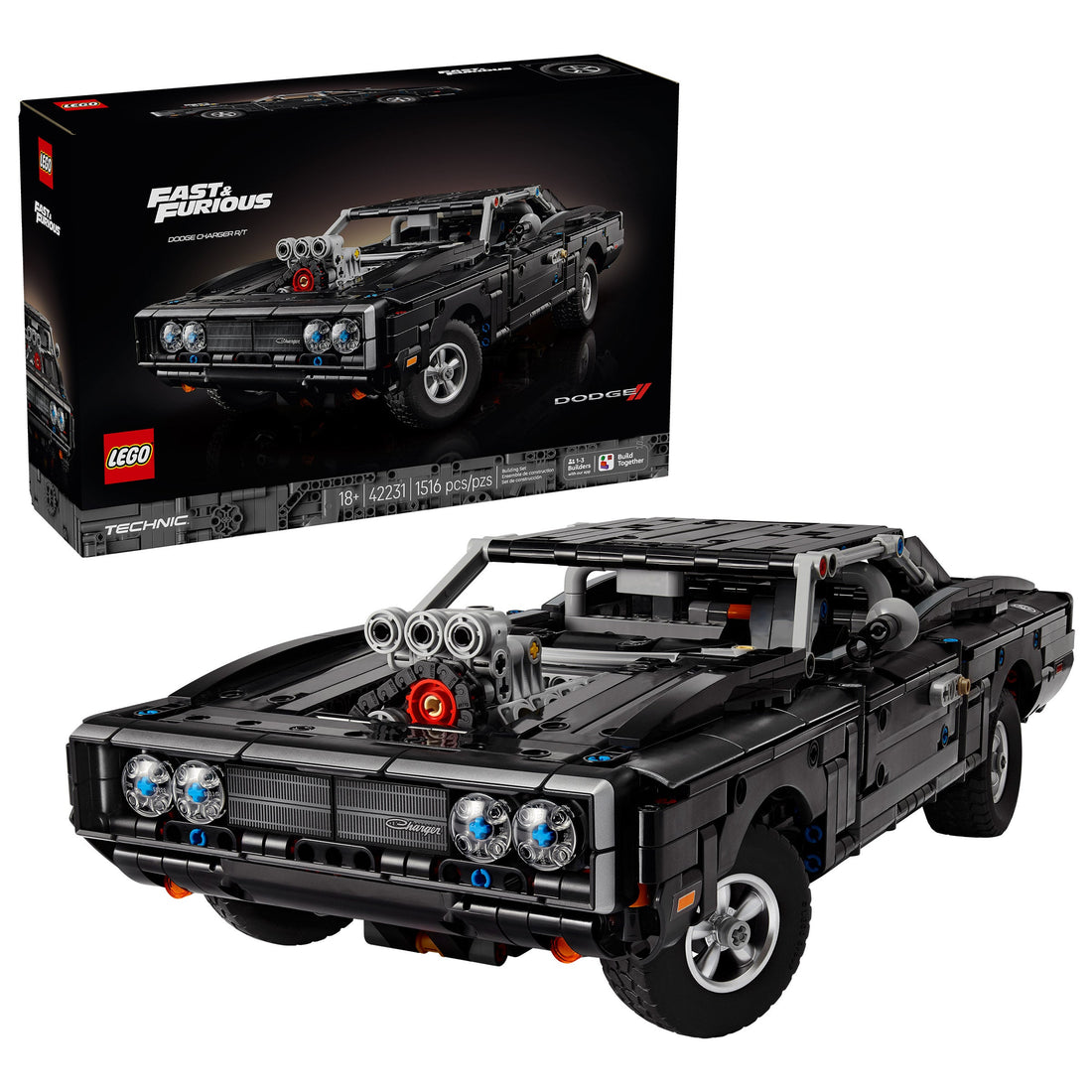 LEGO Technic Fast and Furious Dodge Charger R/T Car 42231