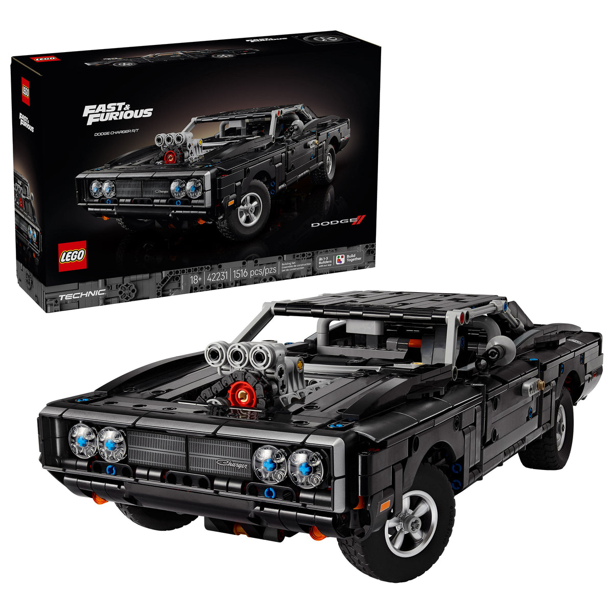 LEGO Technic Fast and Furious Dodge Charger R/T Car 42231