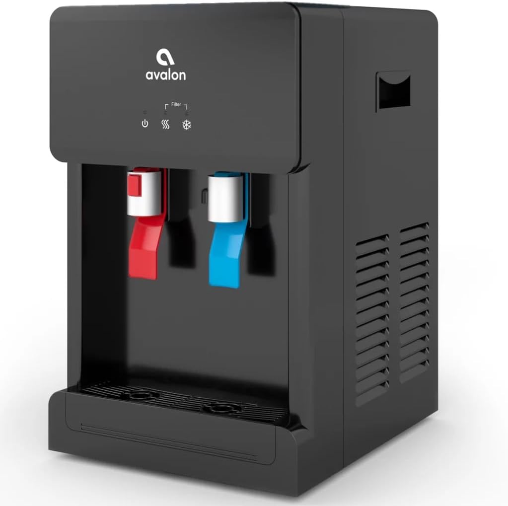 Avalon Countertop Bottleless Water Cooler Dispenser Hot Cold B8BLK