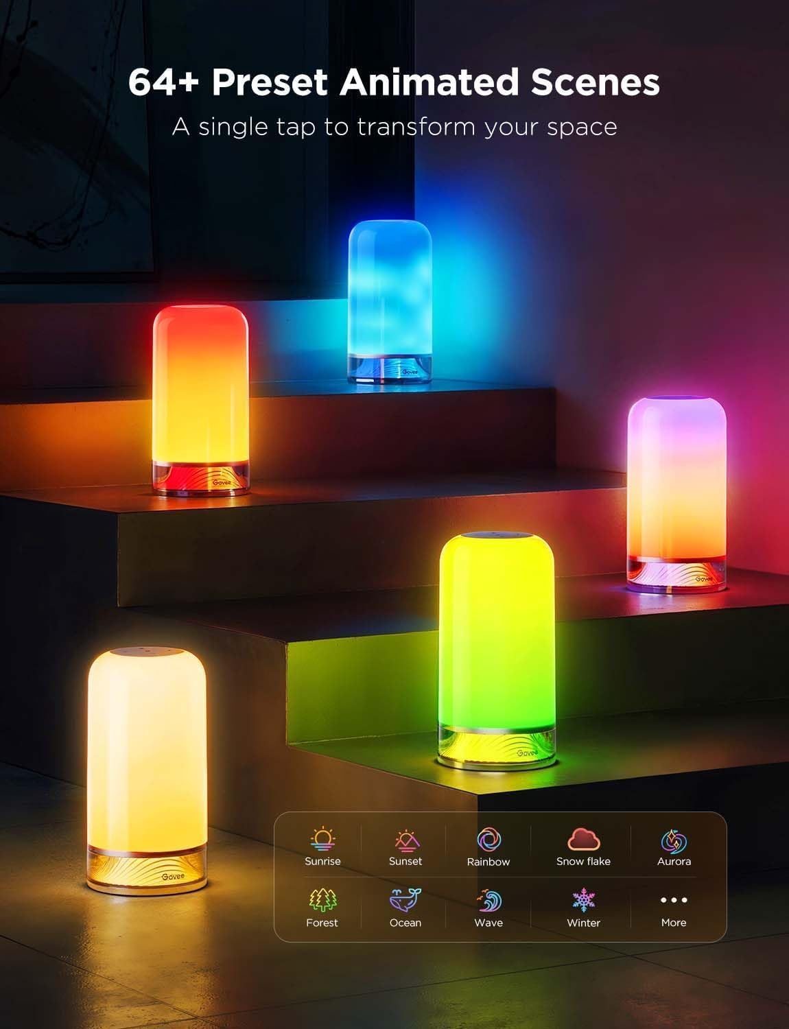 Govee RGBIC Smart Table Lamp 2 H6022