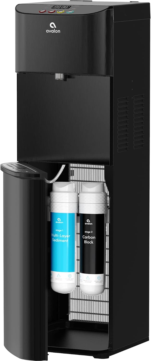 Avalon Self Cleaning Bottleless Water Cooler Dispenser Black A13BLK