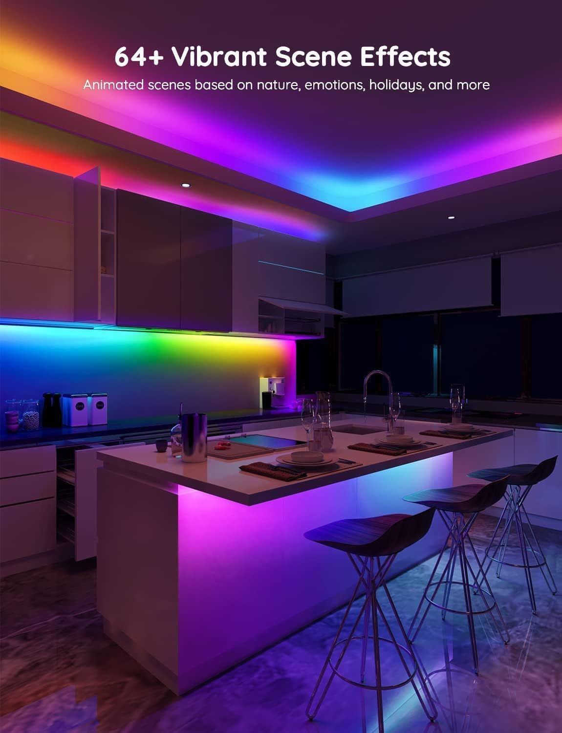 Govee Smart LED Strip Lights RGBIC WiFi H619A