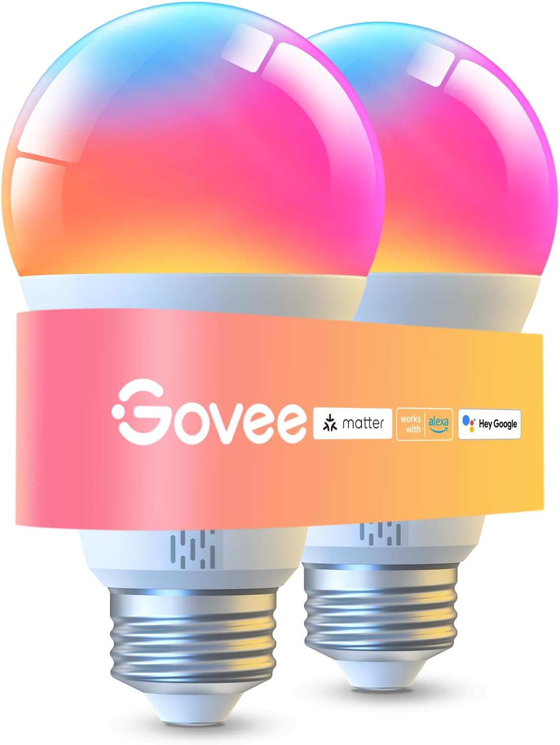 Govee A19 Smart LED Bulbs 1000LM RGBWW H6006