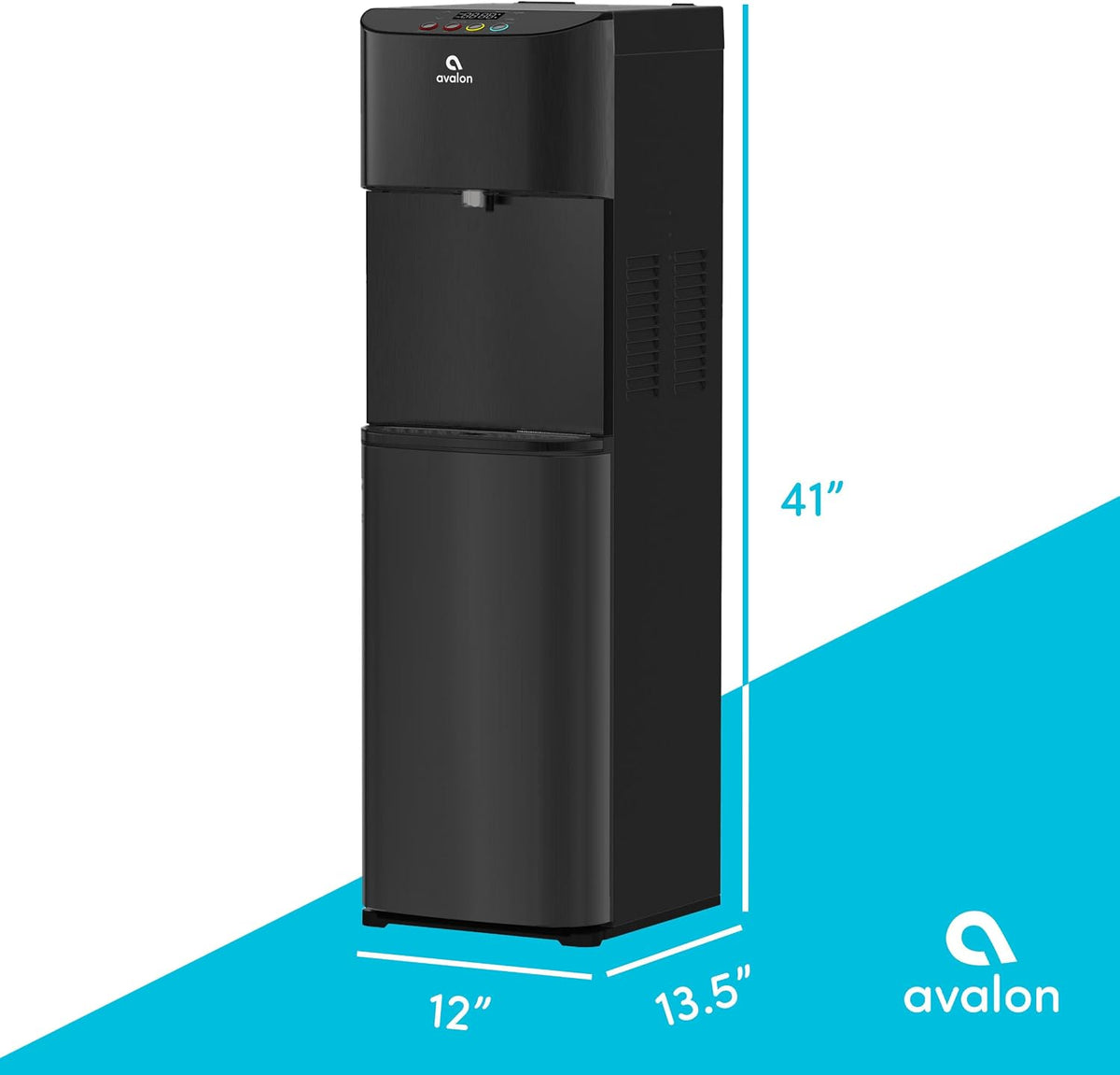 Avalon Self Cleaning Bottleless Water Cooler Dispenser Black A13BLK