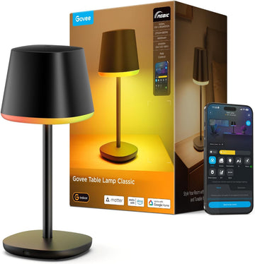 Govee Smart Cordless Table Lamp Classic RGBIC H1741