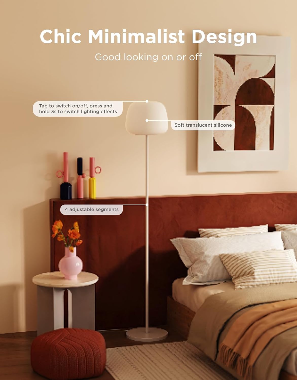 Govee Lantern Floor Lamp Halo Gradient RGBIC H1630