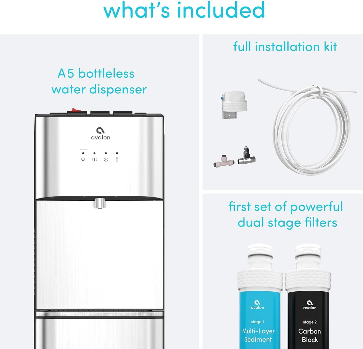 Avalon Self Cleaning Bottleless Water Cooler Dispenser A5BOTTLELESS