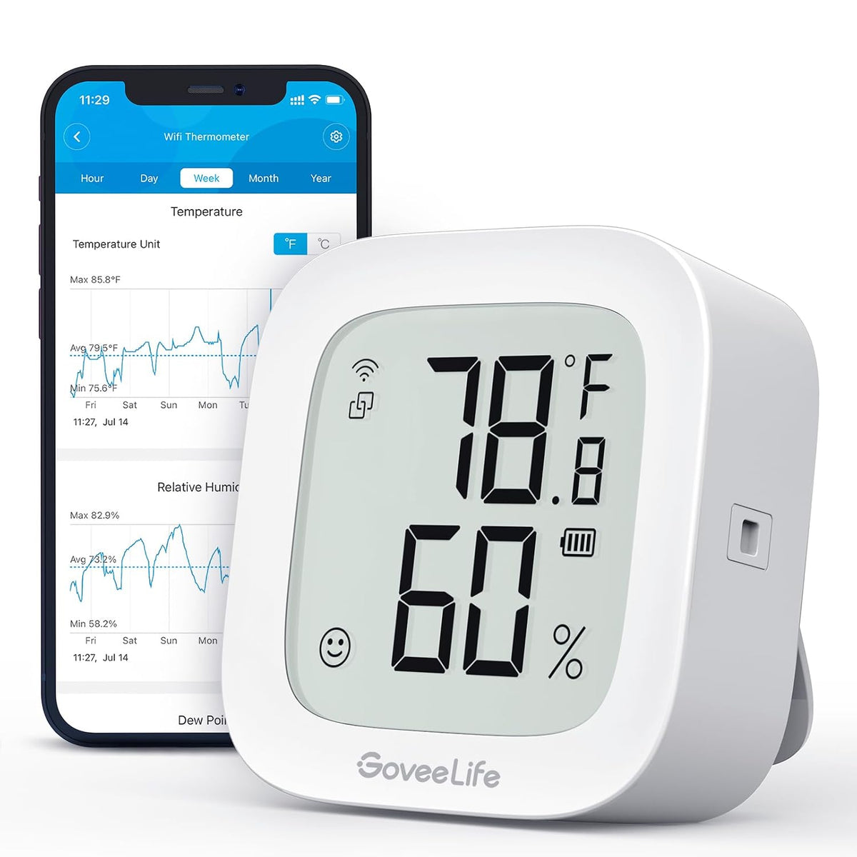 GoveeLife WiFi Digital Thermometer Hygrometer H5103