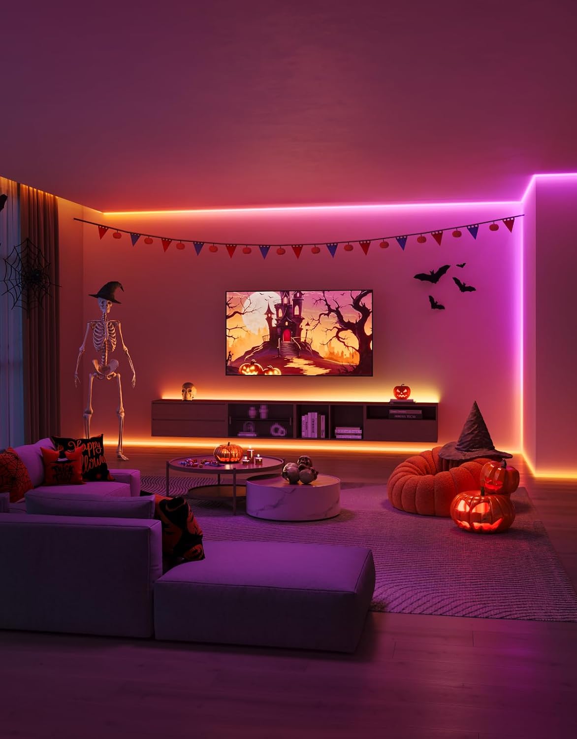 Govee COB LED Strip Light Pro RGBICW WiFi H61E5